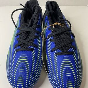 adidas Youth Blue and Yellow Athletic Shoes